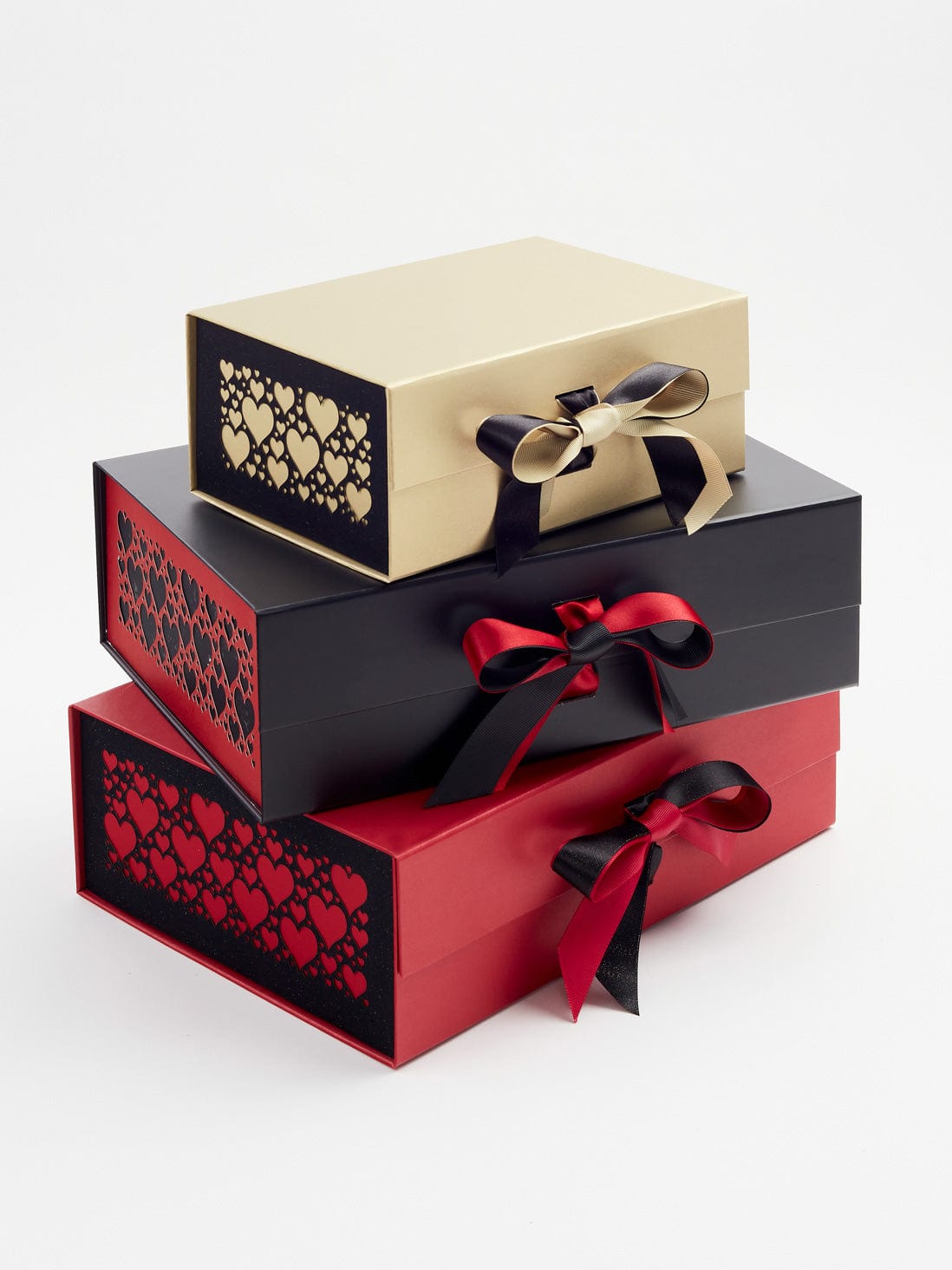 Red Hearts FAB Sides® Featured on Black Gift Box
