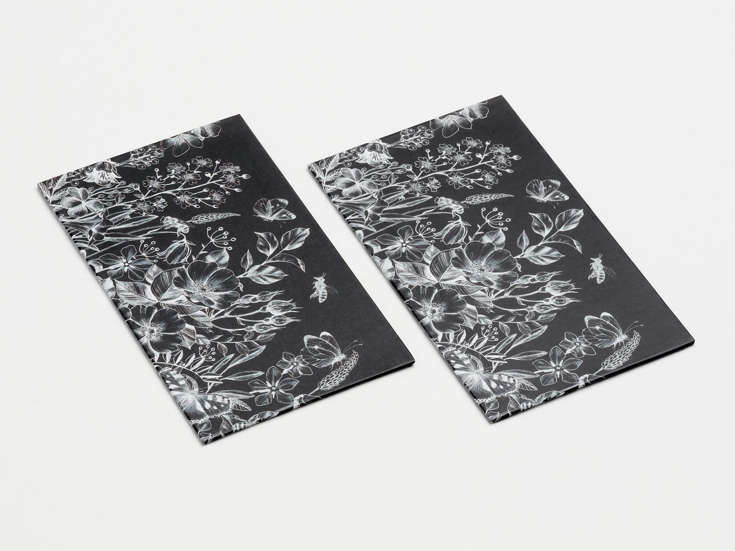 Black Botanical Sketch FAB Sides® Decorative Side Panels - A5 Deep