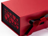 Example of Black Hearts FAB Sides® Featured on Red A5 Deep Gift Box