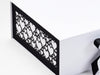 Black Hearts FAB Sides® Featured on White A4 Deep Gift Box
