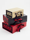 Black Hearts FAB Sides® Featured on Gold, Black and Red Gift Boxes