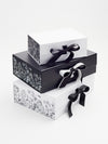 Black Botanical Sketch FAB Sides® Featured on Black Gift Box
