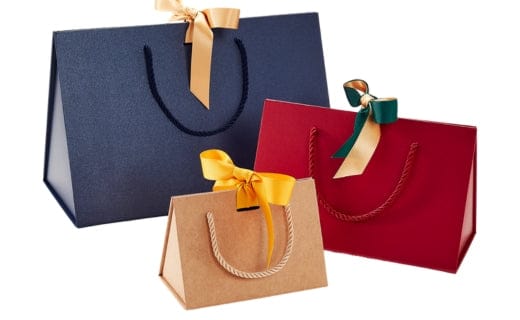 Hessian Linen No Magnet Luxury Folding Gift Boxes | Foldabox UK