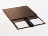 Sample Bronze A5 Deep Gift Box with changeable ribbon