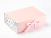 Butterfly Bonanza FAB Sides® Featured on Pale Pink Gift Box with White Satin Ribbon