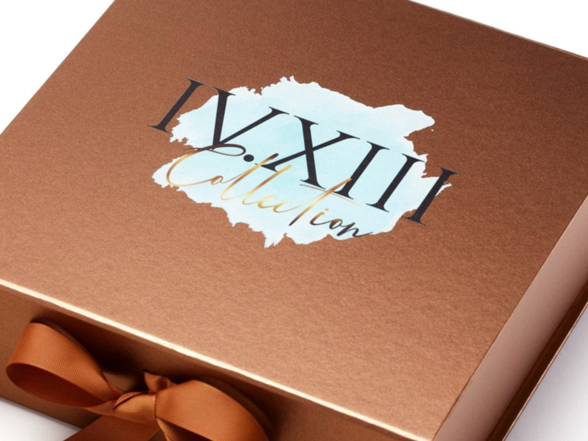 Example of CMYK Print onto Copper Gift Box