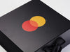 Custom CMYK Print Logo onto Black Gift Box