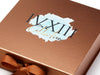 Example of CMYK Print onto Copper Gift Box