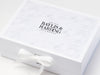 Custom CMYK Digital Print Featured on White Gift Box