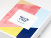 Custom CMYK Digital Print Onto White Gift Box