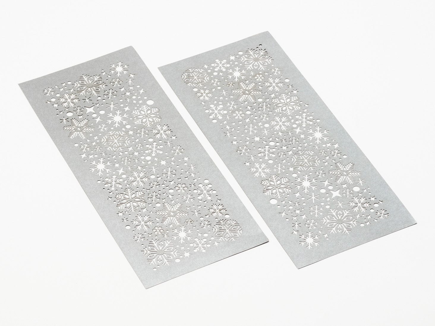 Silver Snowflake FAB Sides® Decorative Side Panels