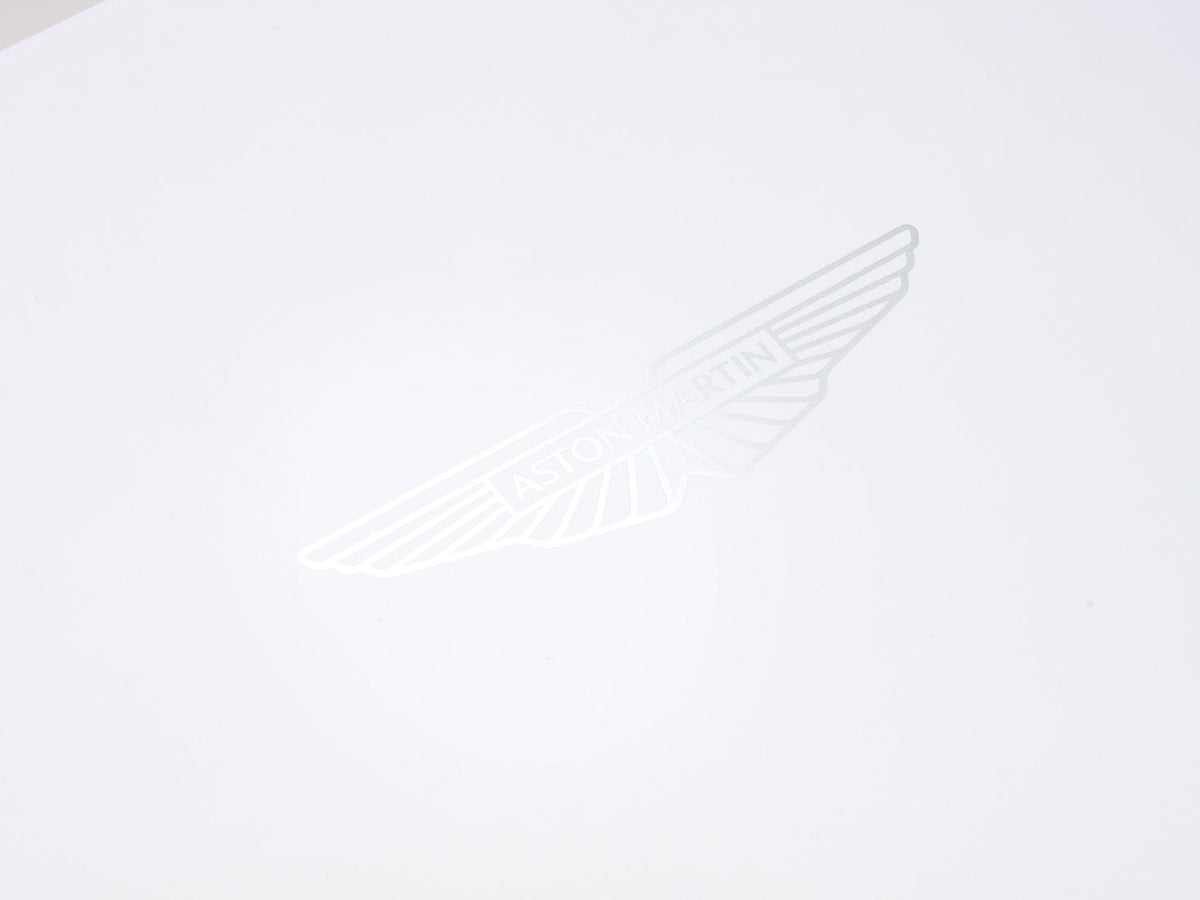 Clear Gloss Foil Onto White Gift Box