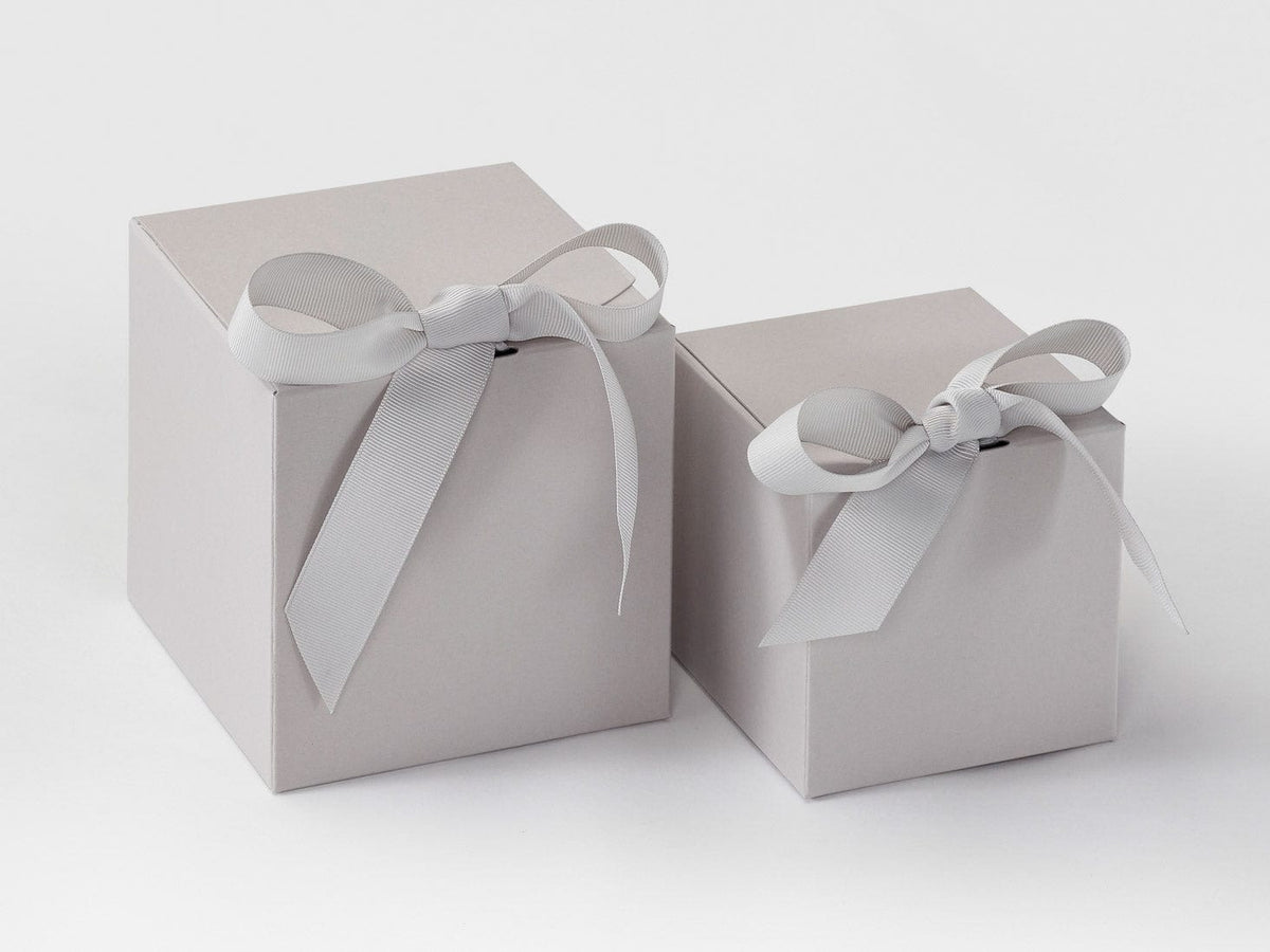 Sample Cloud Grey Large Cube SoftBox with changeable ribbon