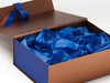 Cobalt Blue FAB Sides® Featured with Cobalt Blue Tissue and Ribbon with Copper Gift Box