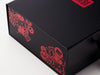 A4 Deep Gift Box Featuring Custom Printed Black Matt FAB Sides® Decorative Side Panels