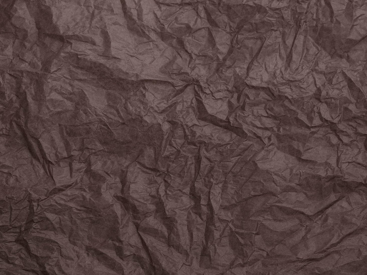 Dark Chocolate Brown Luxury 
Tissue Paper Scrunched