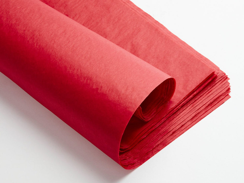 Dark Red Luxury Tissue Paper | 96 or 240 Sheet Packs | Foldabox ...