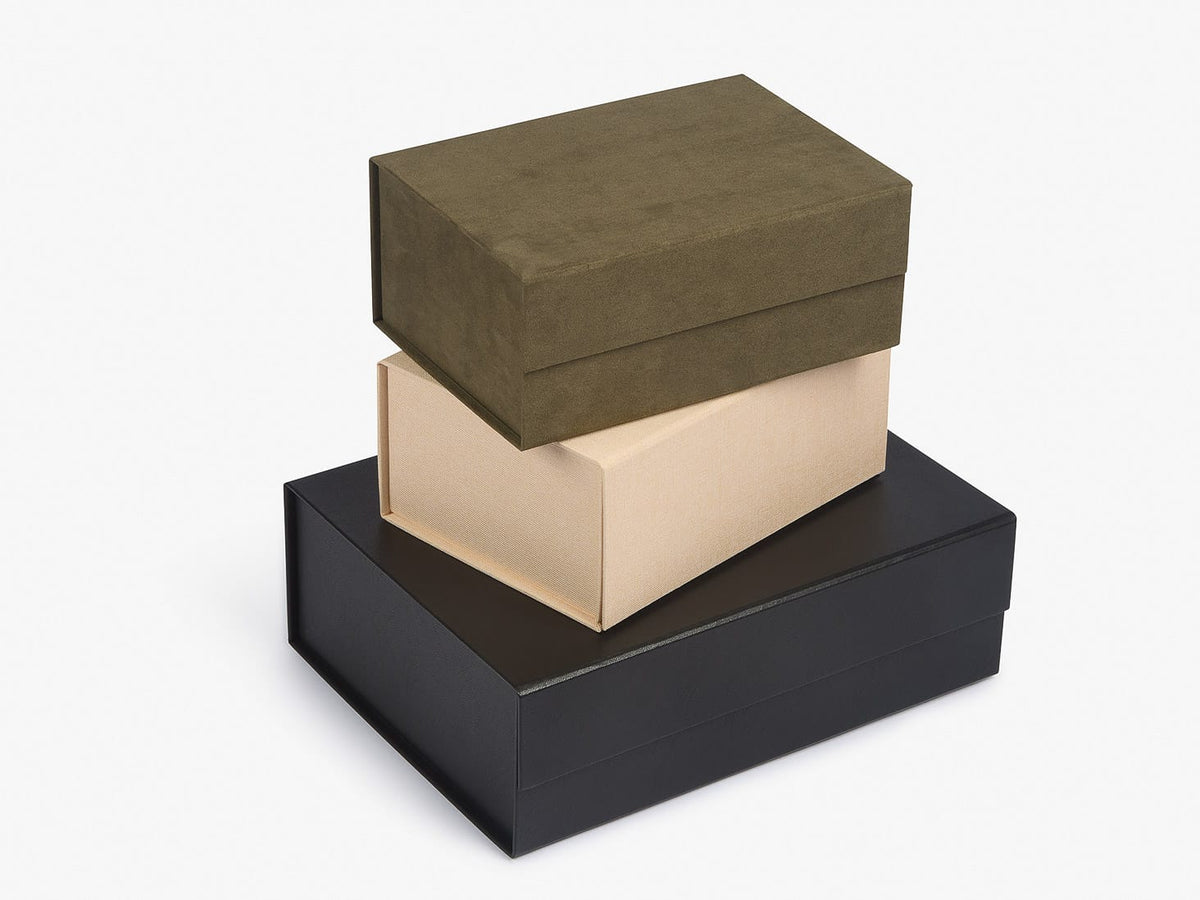 Faux Leather and Faux Suede Luxury Gift Boxes