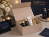 Faux Suede A5 Deep Gift Box For Beauty and Wellness Brands
