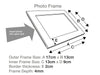 Photo Frame Dimensions