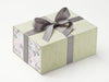 Metal Grey Ribbon Featured on Sage Green Gift Box with Love Doodle FAB Sides®
