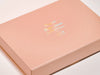 Custom Holographic Foil Featured on Rose Gold Gift Box
