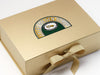 Example of CMYK Print onto Gold Gift Box