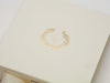 Custom Gold Foil Logo onto Ivory Gift Box
