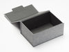 Grey Linen A5 Deep Gift Box Assembled Open