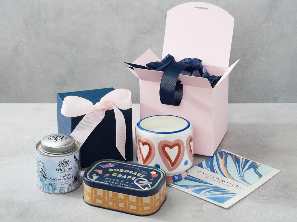 Pale Pink Large Cube and Small Navy Cube SoftBoxes