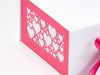 Hot Pink Hearts FAB Sides® Featured on White A5 Deep Gift Box