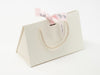 Medium Ivory BoxBag® Featured with It's a Girl Ribbon