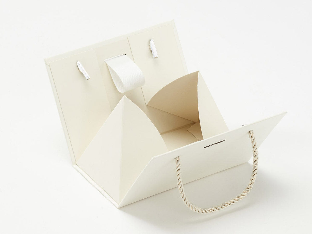 Small Ivory BoxBag® Partially Assembled
