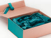 Jade Green FAB Sides® Featured on Rose Gold Gift Box with Jade Tissue and Ribbon