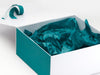 Jade Green FAB Sides® Featured on White Gift Box with Jade Tissue and Ribbon
