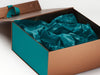 Jade Green FAB Sides® Featured on Copper Gift Box with Jade Tissue and Ribbon