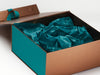 Jade FAB Sides® Featured on Copper Gift Box with Jade Green Ribbon and Tissue Paper