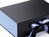 Lavender Blue FAB Sides® Featured on Black Gift Box with Lavender Satin Ribbon