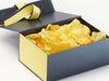 Lemon Yellow Tissue Featured with Pewter Gift Box and Lemon Yellow FAB Sides®
