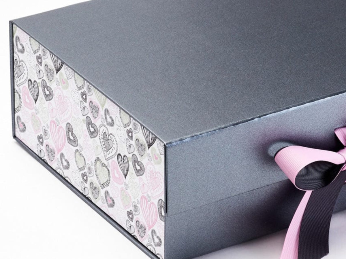 Love Doodle FAB Sides® Featured on Pewter A4 Deep Gift Box