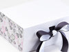 Love Doodle FAB Sides Featured on White Gift Box with Charcoal Ribbon