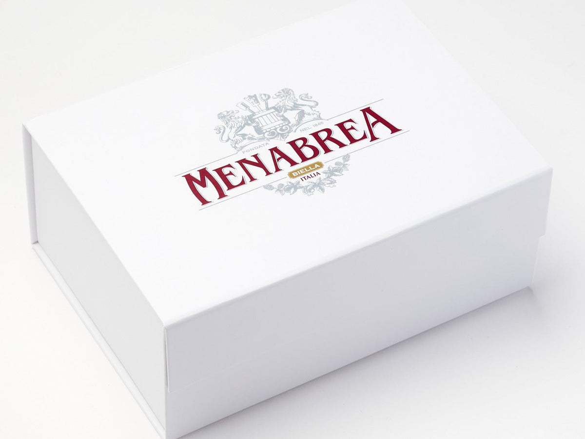 Cutom CMYK Digital Print on White Gift Box