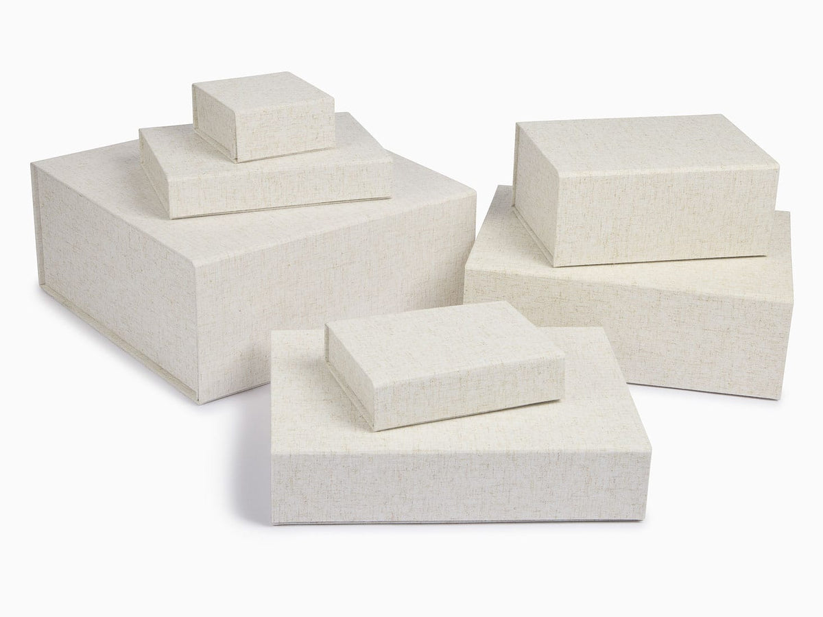 Natural Linen Luxury Gift Box Collection