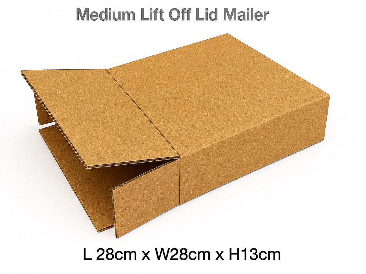 Medium Lift Off Lid Corrugated Mailer Carton for Gift Boxes
