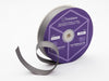 Metal Grey 50m Ribbon Roll