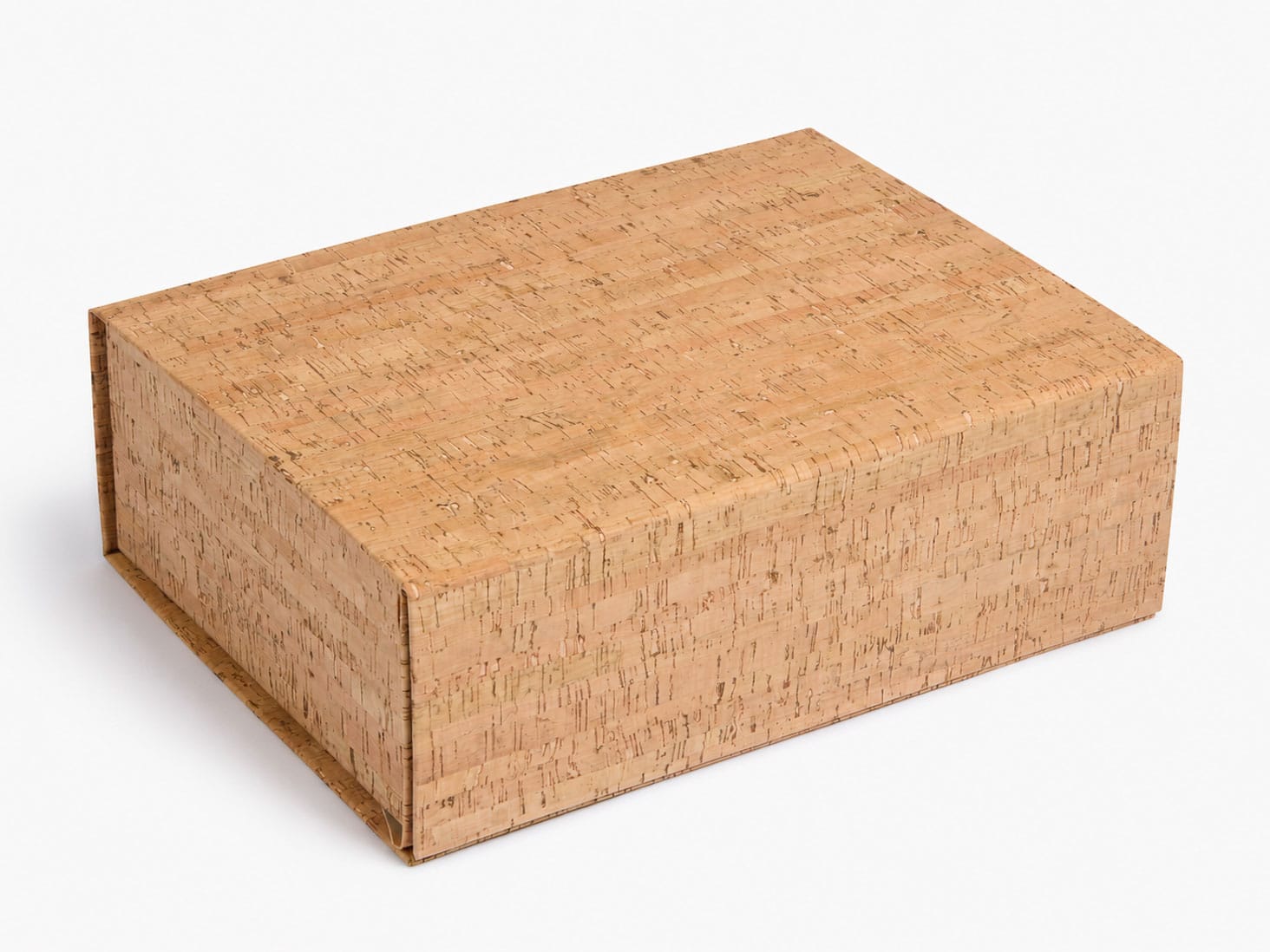 Natural Cork A4 Deep Gift Box Sample Assembled