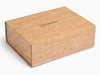 Natural Cork A4 Deep Gift Box with Black Foil Logo