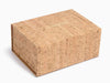 Natural Cork A5 Deep Guft Box With Gold Foil Logo