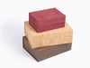Natural Cork Gift Box Featured With Faux Suede and Faux Leather Gift Boxes