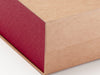 Red Textured FAB Sides® Featured on Natural Kraft Gift Box